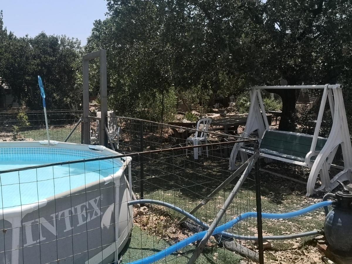 בקתת עץ בחורש במנות - דום גיאודזי - Wooden Cabin In Manot Luaran gambar